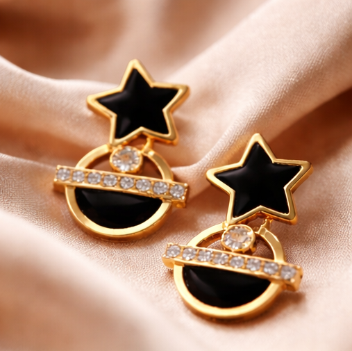 Celestial Star Drop Earrings ✨ | Style #143