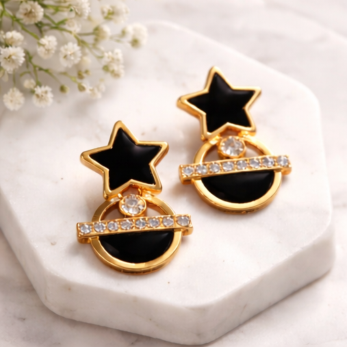 Celestial Star Drop Earrings ✨ | Style #143