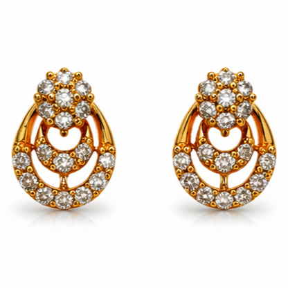 BlissedMe Radiant Halo Drop Earrings ✨ | Style #153
