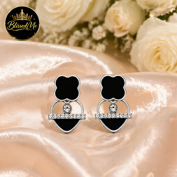 Midnight Elegance Stud Earrings ✨ | Party Wear & Cocktail Jewelry - Style #152