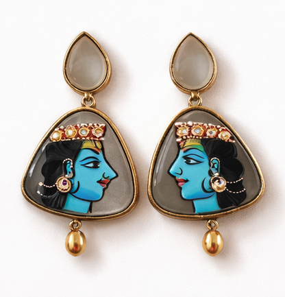 Divine Art Drop Earrings ✨ | Style #140