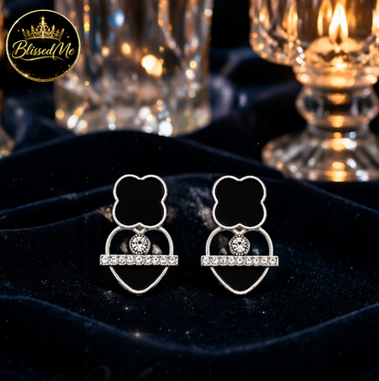 Midnight Elegance Stud Earrings ✨ | Party Wear & Cocktail Jewelry - Style #152