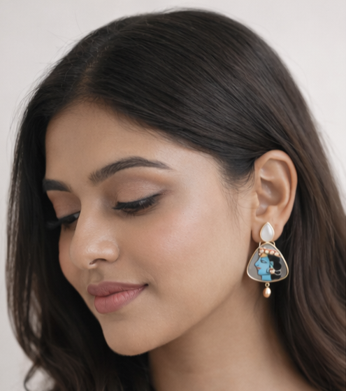 Divine Art Drop Earrings ✨ | Style #140