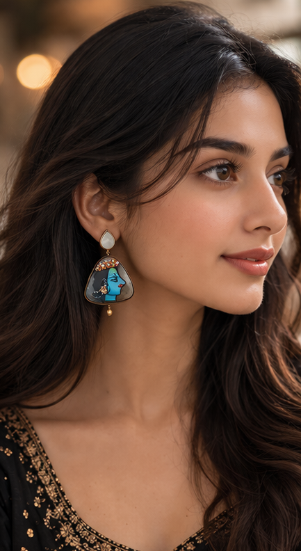 Divine Art Drop Earrings ✨ | Style #140