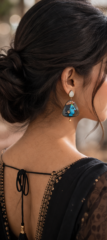 Divine Art Drop Earrings ✨ | Style #140