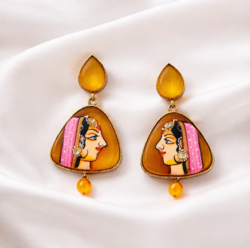 Divine Art Drop Earrings ✨ | Style #145