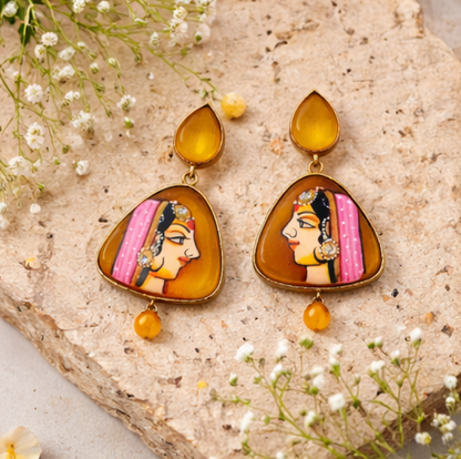 Divine Art Drop Earrings ✨ | Style #145