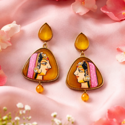 Divine Art Drop Earrings ✨ | Style #145
