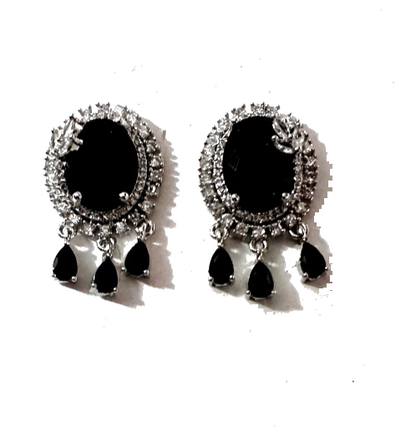 Elegant Black Statement Earrings ✨ | Style #141