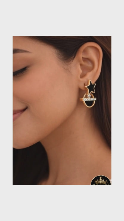 Celestial Star Drop Earrings ✨ | Style #143